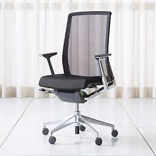 Width big and tall black mesh task chair with adjustable height reliable comfort: Haworth Very Mesh Back Desk Chair Reviews Crate And Barrel