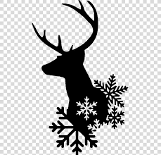 Reindeer Santa Claus Christmas Clip Art Reindeer Png Reindeer Antler Artwork Black And White Branch Clip Art Christmas Clipart Deer Silhouette