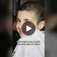 Alex Scott hosted a lemonade stand to help raise money for childhood c...