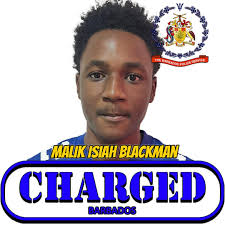 The Barbados Police Service (TBPS) Criminal Investigation Department  (Central), has arrested and formally charged Xzavier Malik Clarke, 30 years  of Marl Hole Road, Halls Road, St. Michael for the following offence: ○