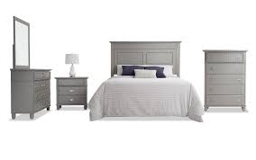 Spencer Queen Gray Bedroom Set Bobs Com In 2020 Grey Bedroom Set Gray Bedroom Bedroom Sets Queen