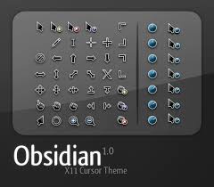 To change the mouse cursor setting in sharex: Obsidian Cursors Gnome Look Org