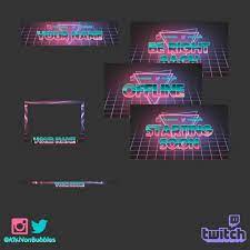 Assassin's creed unity pc parkour highlights with keyboard and mouse input overlay a poll i recently posted asking whether. 80s Synthwave Style Purple Pink Pre Made Twitch Stream Overlay Etsy In 2021 Twitch Streaming Setup Twitch Overlays