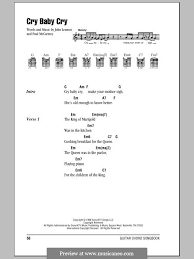 Cry Baby Cry The Beatles Por J Lennon P Mccartney Em Musicaneo