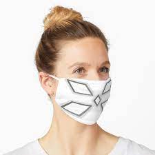 Diamonds Cobogo Pattern Silver Mask By Wagnerps Redbubble Mask Face Mask Face