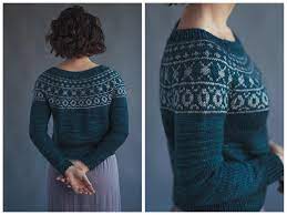 Maybe you would like to learn more about one of these? Falling Stars Fairisle Sweater Pattern Expression Fiber Arts A Positive Twist On Yarn