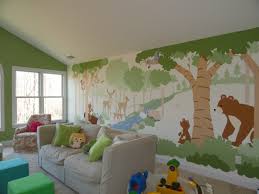 Die wohnzimmer wandgestaltung ist von extremer bedeutung fürs ganze ambiente im wohnzimmer. Babyzimmer Wandmalerei Kinderzimmer