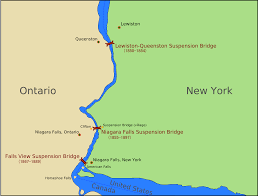 Niagara falls is a group of three waterfalls at the southern end of niagara gorge, spanning the border between the province of ontario in ca. Where Is Niagara Falls Located Quora