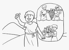 So, the first part of the craft involves a nature walk to find the items. 12 Spies In Canaan Coloring Page Hd Png Download Transparent Png Image Pngitem