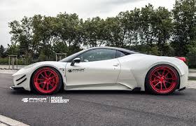 Ferrari 458 Wide Body Prior Design Aerodynamic Kit Body Kit Lip Spoiler Bumper Diffusor Modded Lip Wheels Side Skirts Rockers Ferrari458 Italia Priordesign Ferrari 458 Sports Cars Luxury Ferrari