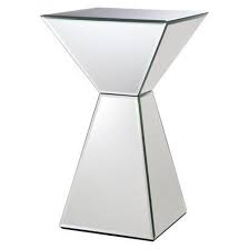 Mirrored Side Table Living Room Accents Living Room Plan Mirrored Accent Table