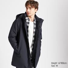 In uniqlo stores this weekend: Herren Hybrid Down Mantel Parka Mantel Mantel Mit Kapuze Mantel