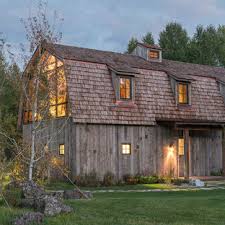On our way to a new beginning well we made it! 75 Beautiful Farmhouse Exterior Home With A Gambrel Roof Pictures Ideas July 2021 Houzz