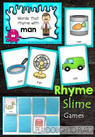 Rhyme Slime Games Rhyming Activities Rhyming Activities Preschool Rhyming Preschool