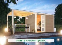 Gartenhaus Karibu Qubic 1 Karibu Gartenhaus Flachdach Gartenhaus Gartenhaus