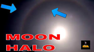 Traditionally, the halo represents a radiant light around or above the head of a divine or sacred person. Moon Halo Video And Meaning 22 Degree Halo Around Sun Or Moon December 3 Youtube
