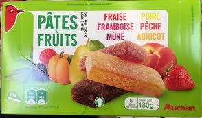 Pates De Fruits Auchan 180 G