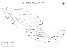 Map of mexico in 1824 after gaining independence from spain. Mapas De Mexico Para Colorear