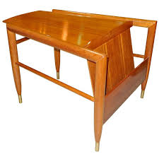 Magazine Wedge Table By John Keal For Brown Saltman Brown Saltman Vintage Side Table Modern Magazine Racks