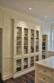 Glass Front Storage Cabinet Traditional Kitchen Cabinets Kitchen Pantry Design Pantry Design