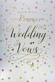Renew Wedding Vows Greeting Card Ebay