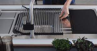 To be used as a trivet, for food prep, dish drying and more. Franke Uv 36rm Universal Series 20 Inch Roller Mat Stainless Steel