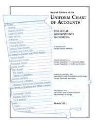 fillable online dca ga uniform chart of accounts for local