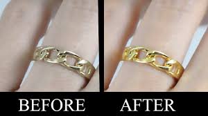 How To Clean Polish Gold Jewelry At Home Shiny Gold Youtube Cleaning Silver Jewelry Cleaning Jewelry Clean Gold Jewelry