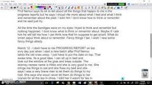 Maybe you would like to learn more about one of these? Flowers For Algernon Progress Report 7 Audio Youtube