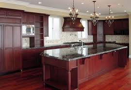 Should Kitchen Cabinets Match The Hardwood Floors Cherry Cabinets Kitchen Cherry Wood Kitchens Kitchen Cabinets And Flooring