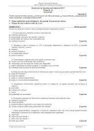 Importances des mesures chimiques cliquez ici. Bac 2018 Economie Subiectele Date La Economie La Bacalaureat 2018 Libertatea