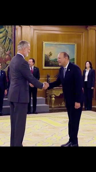 Un honor ser recibidos en audiencia por Su Majestad el Rey Felipe VI, junto a los alcaldes participantes en el II Encuentro de Ciudades Iberoamericanas, en Madrid, España. 🇩🇴, Un espacio que fortalece ...