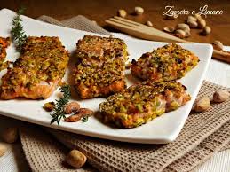 4 filetti di trota salmonata. Filetti Di Trota Salmonata In Crosta Di Pistacchi Zenzero E Limone Ricette Idee Alimentari Cucinare Il Pesce