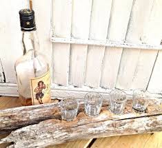 This shot glass case would be a excellent gift for shot glass collectors. Drift Wood Shot Glass Holderwooden Shot By Oceanstateofmindri 40 75 Shot Glass Holder Bottles Decoration Wooden Stand