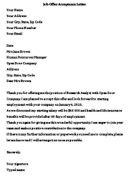 Letter Of Job Acceptance Lettering Engineering Jobs Teaching Jobs