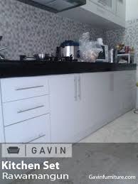 Sesuaikan desain kabinet atas pada dinding ruangan anda. Lemari Dapur Kabinet Bawah Rawamangun Gavin Kitchen Set Minimalis Lemari Pakaian Custom Hpl Duco Dan Laker Terbaik