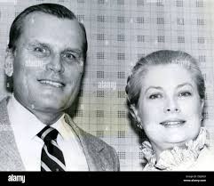 GRACE KELLY as princess Grace of Monaco about 1960 with brother Jack Stock  Photo