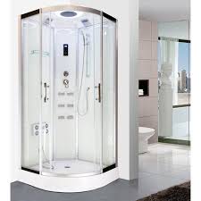 40 W X 86 H Round Sliding Steam Shower In 2020 Shower Enclosure Frameless Shower Enclosures Frameless Sliding Shower Doors
