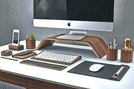The right desk accessory will make your desk look and function better. Best Desk Accessories Modern Desk Accessories Computer Desk Organization Desk Accessories
