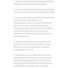 Pokok ulam raja (episod 36) : Kegunaan Kayu Tas Jantan