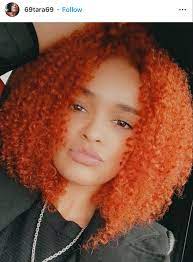 Flame Red Curls Dyed Natural Hair Natural Hair Styles Colored Curly Hair