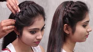 Braids are an essential hairstyle for summer and will immediately get you in the summer mood. Beautiful Side Braid Hairstyle For Short Hair Hairstyle For Short Hair Girls Hairstyles 2018 Youtube