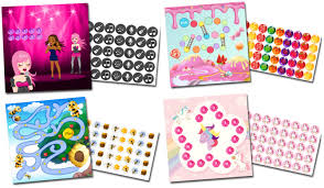 Reward Chart Set Girls Select Potty Target Sticker No
