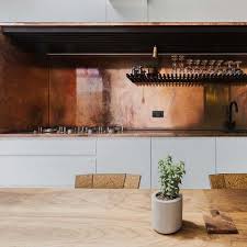 I am looking for hammered copper sheet metal to build a vent hood out of. How To Use Copper In A Kitchen From Splashbacks And Walls To Taps And Accessories