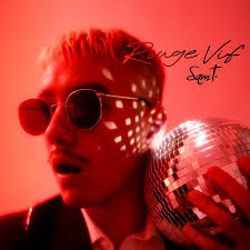 Très excité de vous présenter la pochette de mon nouvel album « Rouge Vif »  disponible sur toutes les plateformes d'écoute ce vendredi le 10 Mai 📀🕺🪩  Photographie par la merveilleuse @rxsephotography