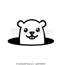 Dailyinshop 1 feuille de coffre fort facile à assortir 3d. Mignon Marmotte Amerique Dessin Anime Mignon Ground Illustration Simple Marmotte Amerique Marmotte Dessin Anime Canstock