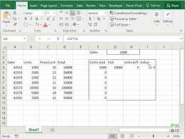 Fifo Inventory Valuation In Excel Using Data Tables How To Pakaccountants Com Excel Shortcuts Excel Tutorials Excel