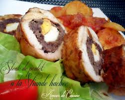 blanc de poulet farci a la viande hachee amour de cuisine recette poulet farci viande hachee blanc de poulet farci