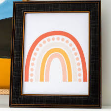 Big canvas paintings for home decor. Free Printable Boho Rainbow Wall Art Harbour Breeze Home