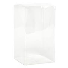 4-7/8 X 2 X 6-5/8 CLEAR PVC TUCK TOP BOX